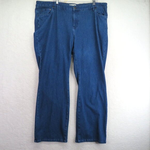 Coldwater Creek Jeans Womens Size 24W Blue Medium Wash Denim Classic Fit - Picture 1 of 10